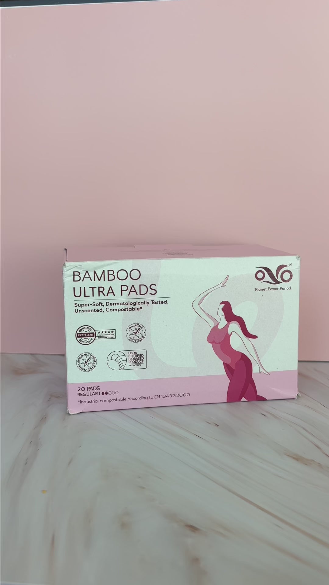 Load video: OVO Bamboo ULTRA PADS Regular